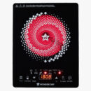 Easy Cook Hot Plate Infrared Cooktop | 2000 Watt | Feather Touch Control & 6 Power Settings | Pre-set Menus for Soups, Curries, Dals | Crystal Glass Top Surface | LED Digital Panel | Smart Touch Buttons | 1 Year Warranty