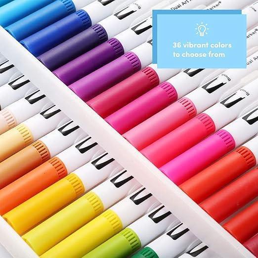 Dual Tip Brush Pen 24 Colour Set (24Dtbp) - Image 4