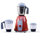 Tivoli Mixer Grinder 750 Watt, 3 Stainless Steel Jar, 2 years on Product and 5 Years on Motor, Red & Grey