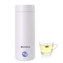 Crescent Travel Kettle | 400ml | Sleek and Compact | Leak-proof | Steam Release System | High-Quality Stainless Steel Interior | LED Indicator | Complete Manual Control