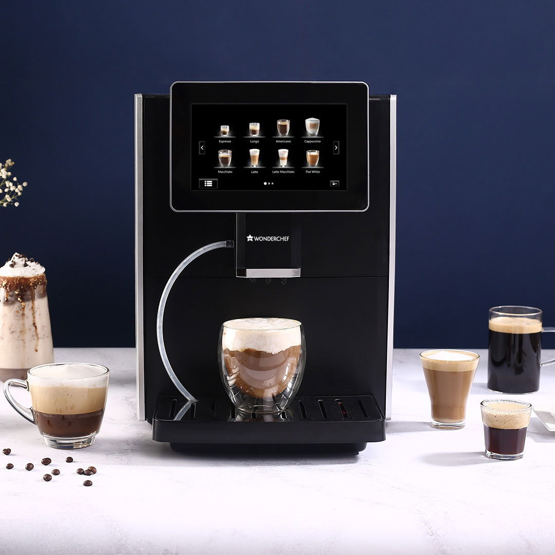 Regalia Fully Automatic Coffee Machine with Large 7 Inches Display for Brewing Americano, Cappuccino, Latte, Macchiato, Flat White, Espresso Coffee - Image 2