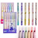 Fruity Sweet Miki & Nini 6 in 1 Pack Metallic Glitter Highlighter pens