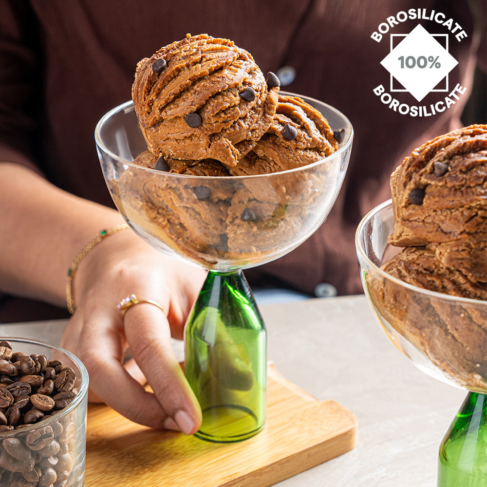 Kairo Ice Cream Bowls, Fern - Set of 2 - Image 4