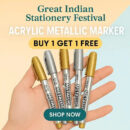 (Buy 1 Get 1 Free)Silver Acrylic Marker – Metallic Paint Pen for Resin Art, DIY & All-Surface Detailing