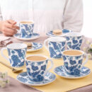 Larah New Iris Mug n Saucer Set