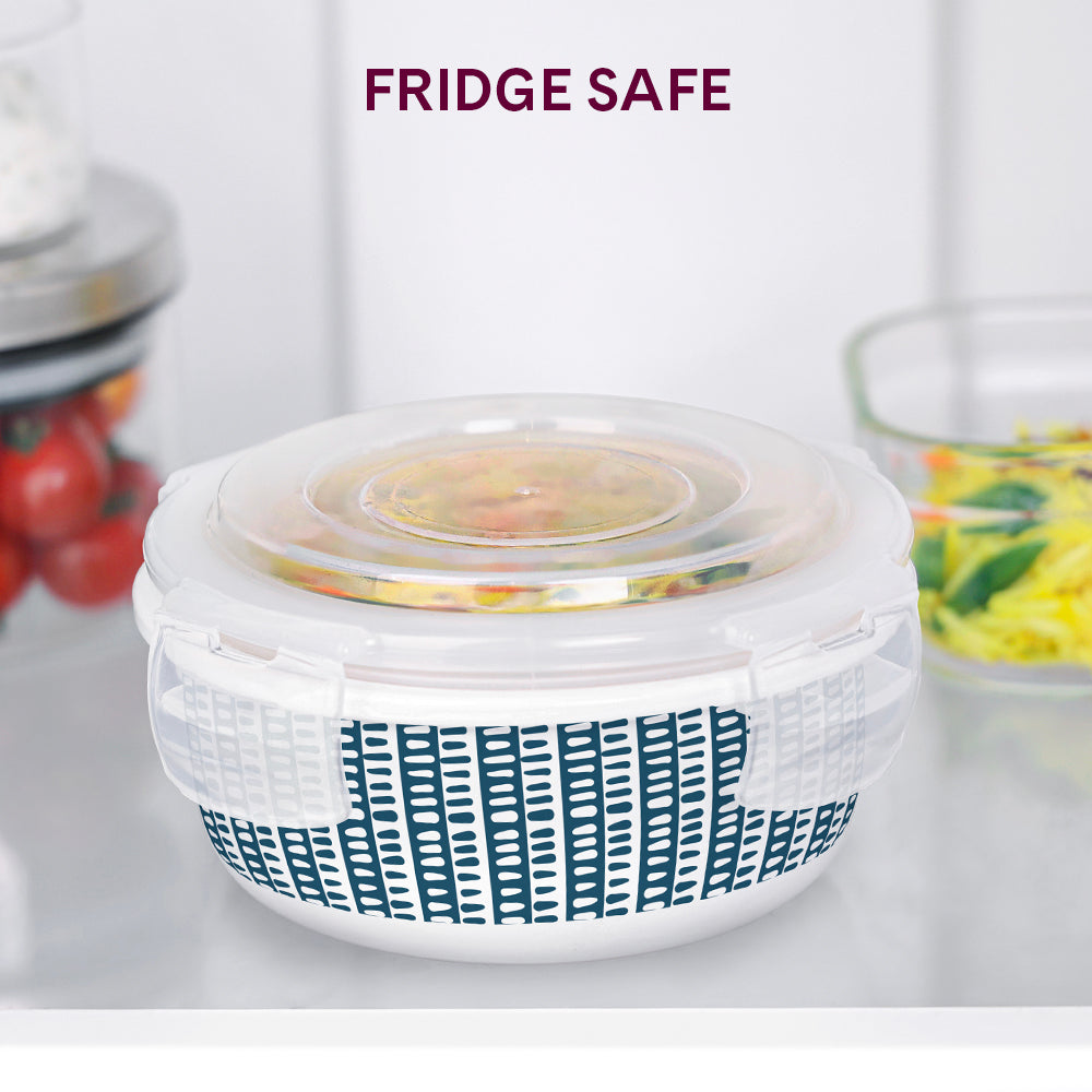 Larah Opalware, Helix Klip N Store Round Container - Image 6