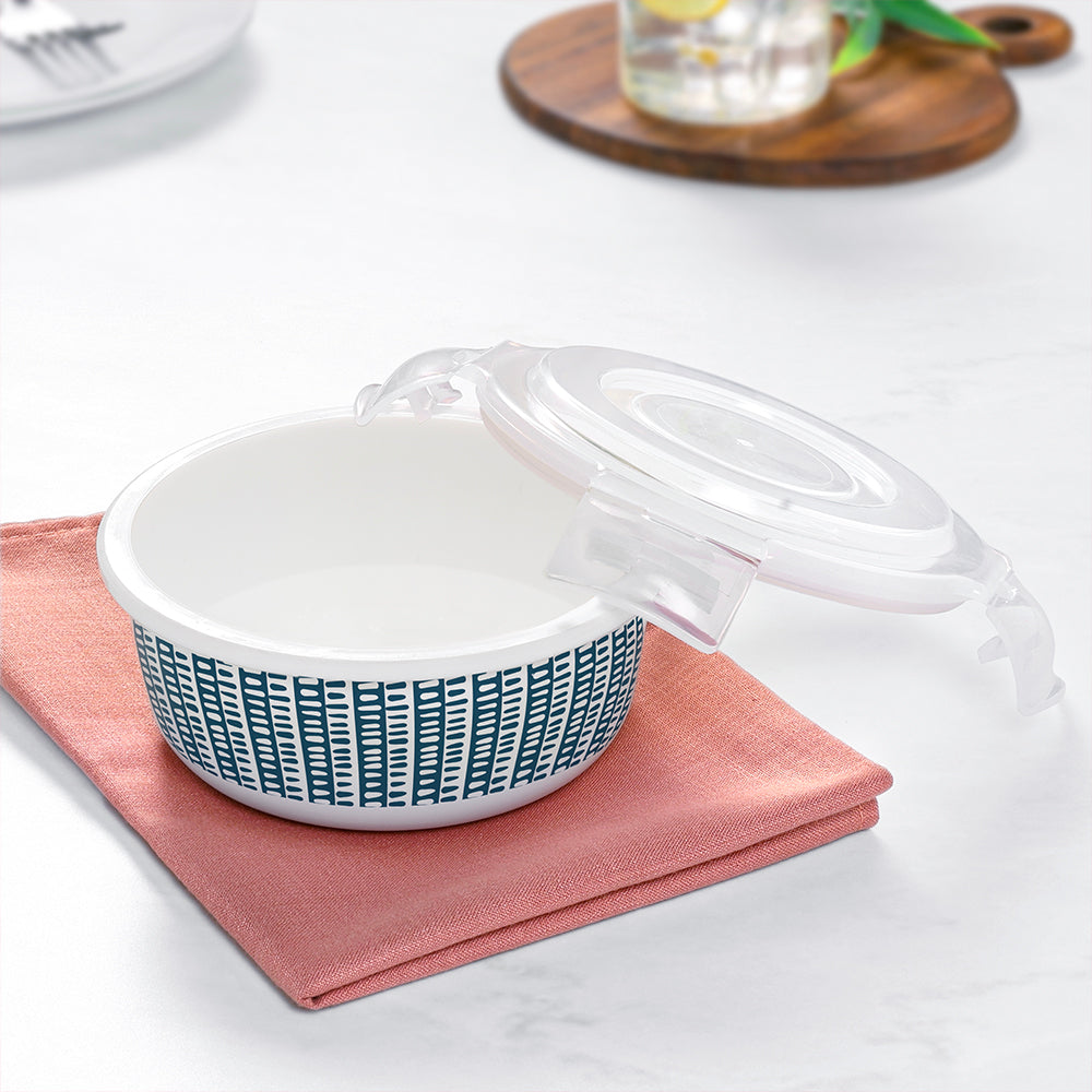 Larah Opalware, Helix Klip N Store Round Container - Image 7