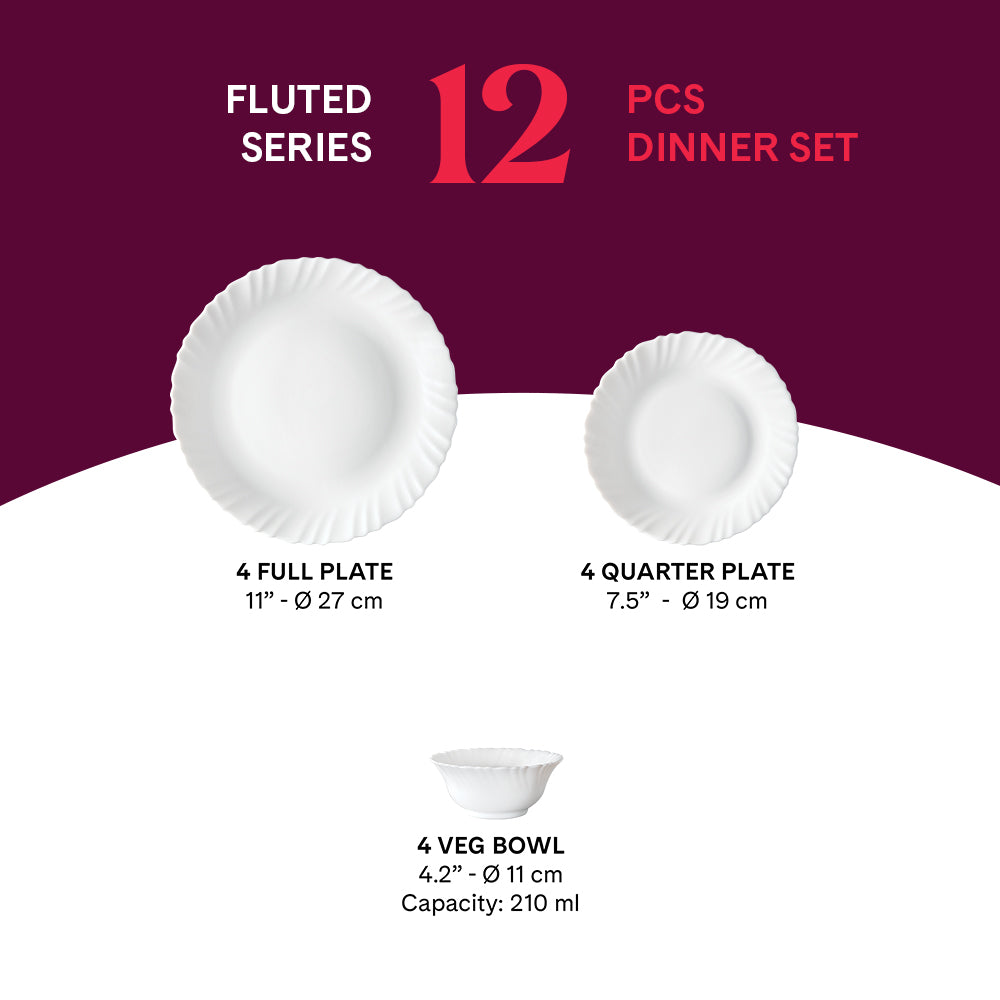 Larah Marina Blue Dinner Set 12 pc - Image 2