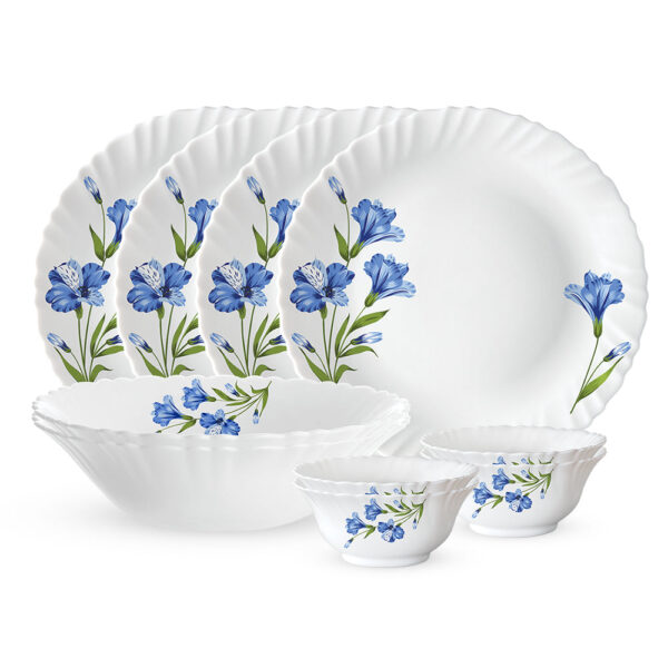 Larah Marina Blue Dinner Set 10 pc