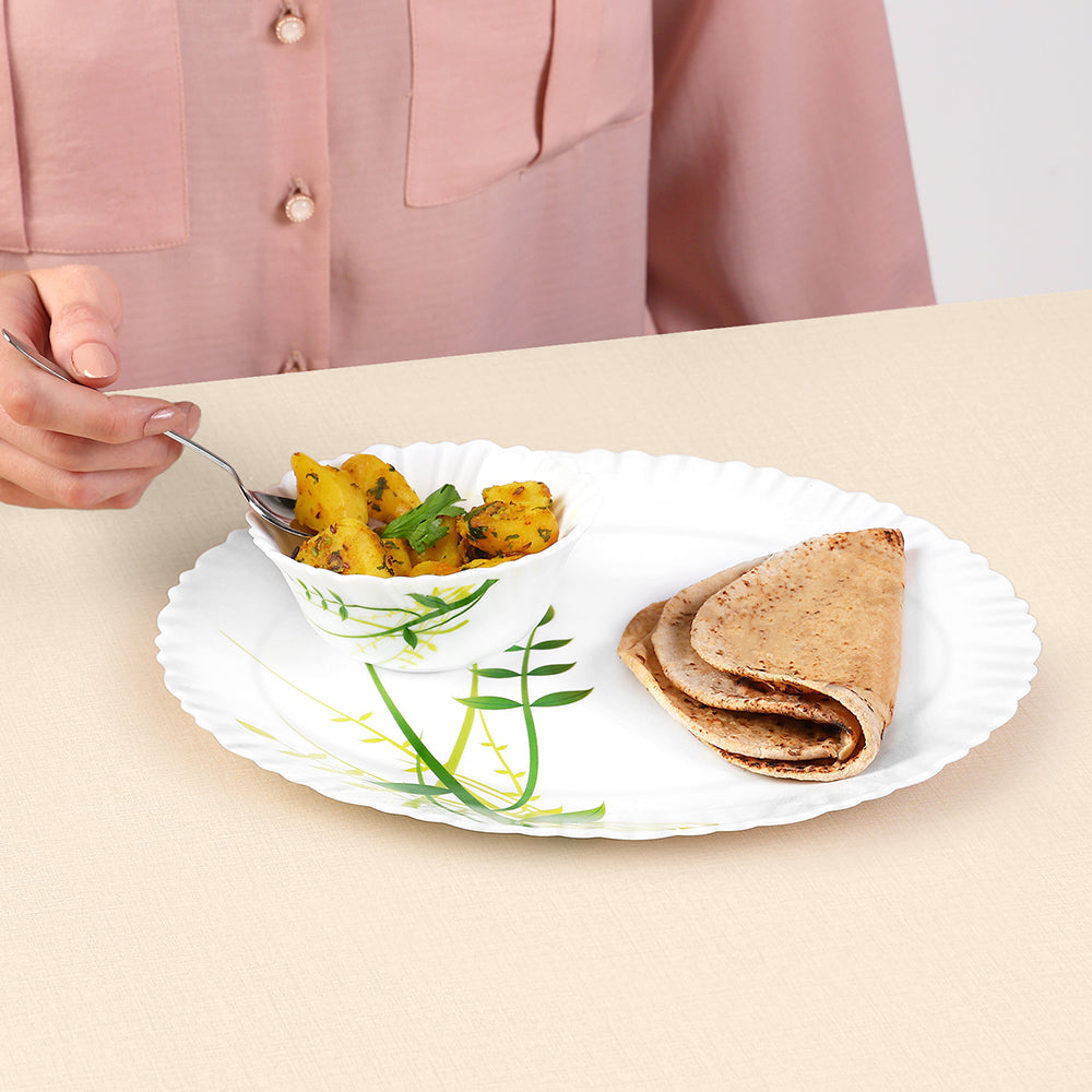 Larah Green Herbs Dinner Set, 13 pc - Image 5