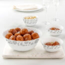 Larah Spiral 5 pc Pudding Set