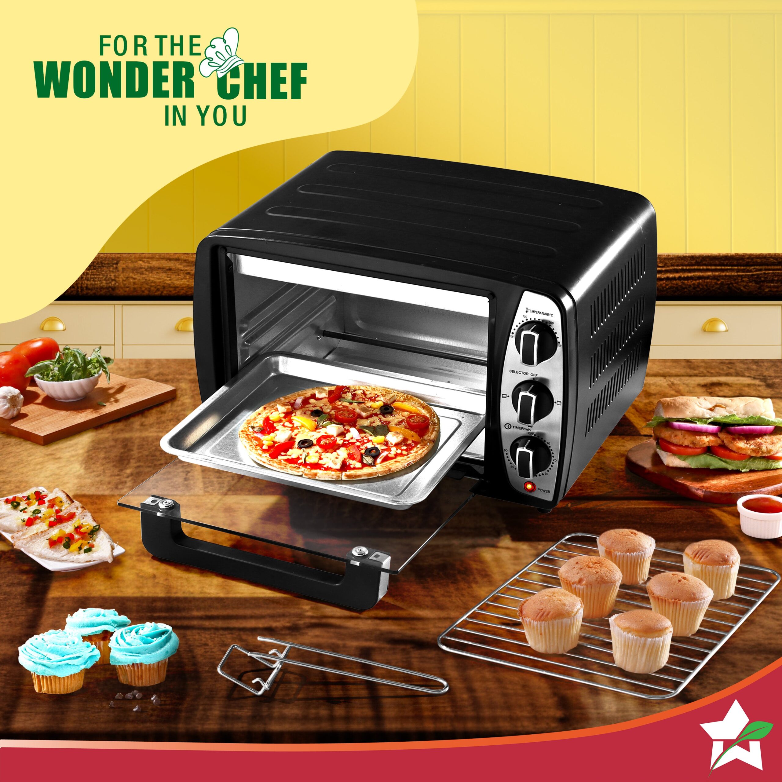 Oven Toaster Griller (OTG) 17 L | Bake, Grill, Roast | Auto-Shut Off | Heat-Resistant Tempered Glass | Customised Time & Temperature Control | Heat Selector | Easy to Clean | 2 Year Warranty - Image 8
