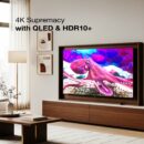 Sansui 140 cm (55) Google TV QLED (4K), HDR10+, HSR 120 Hz with Dolby Vision, Dolby Atmos & 30W Box Speaker (JSW55UG23Q)