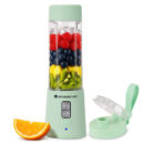 Twister Portable Blender, 500ml, Dual-rotation Stainless-steel Blades, For Crushing Ice, Smoothies, Shakes, Salad Dressings, For Backpacks/Office Bags, Type-c Charge, 1-Yr Warranty, Mint Green