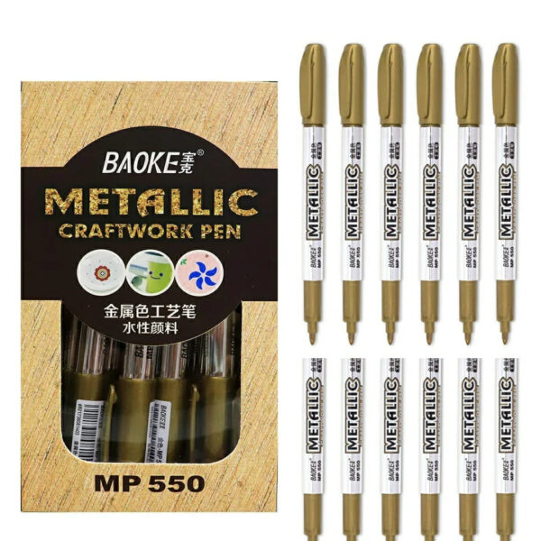 Metallic Marker Pen Golden Mp-550Gd | contains 1 pen