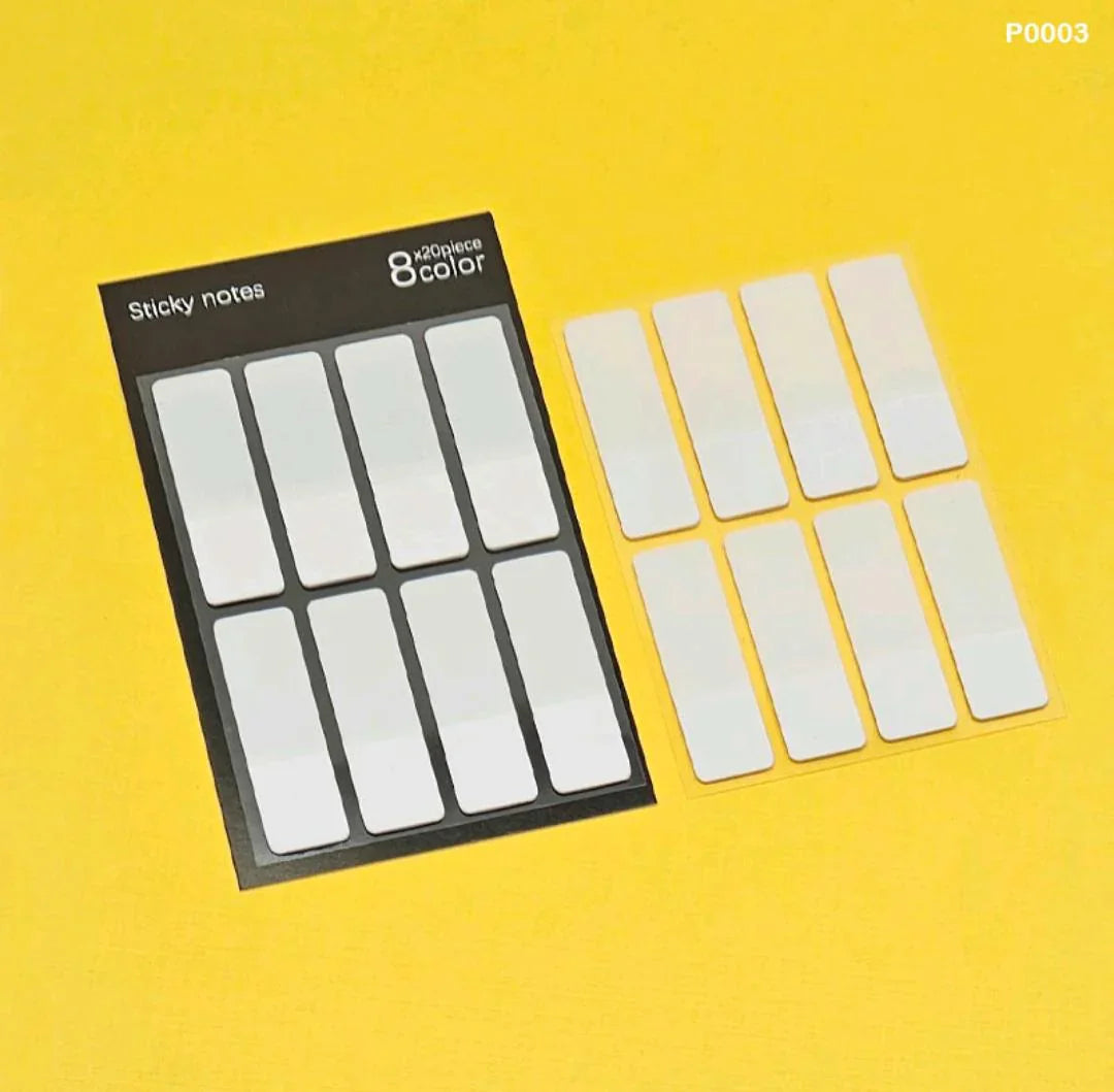 Cute Kawaii Mini Sticky Notes - 160 Sheets (40x11mm)