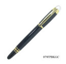 Fountain Pen Black with Golden Clip  Premium Fine Nib Pen for Elegant Writing