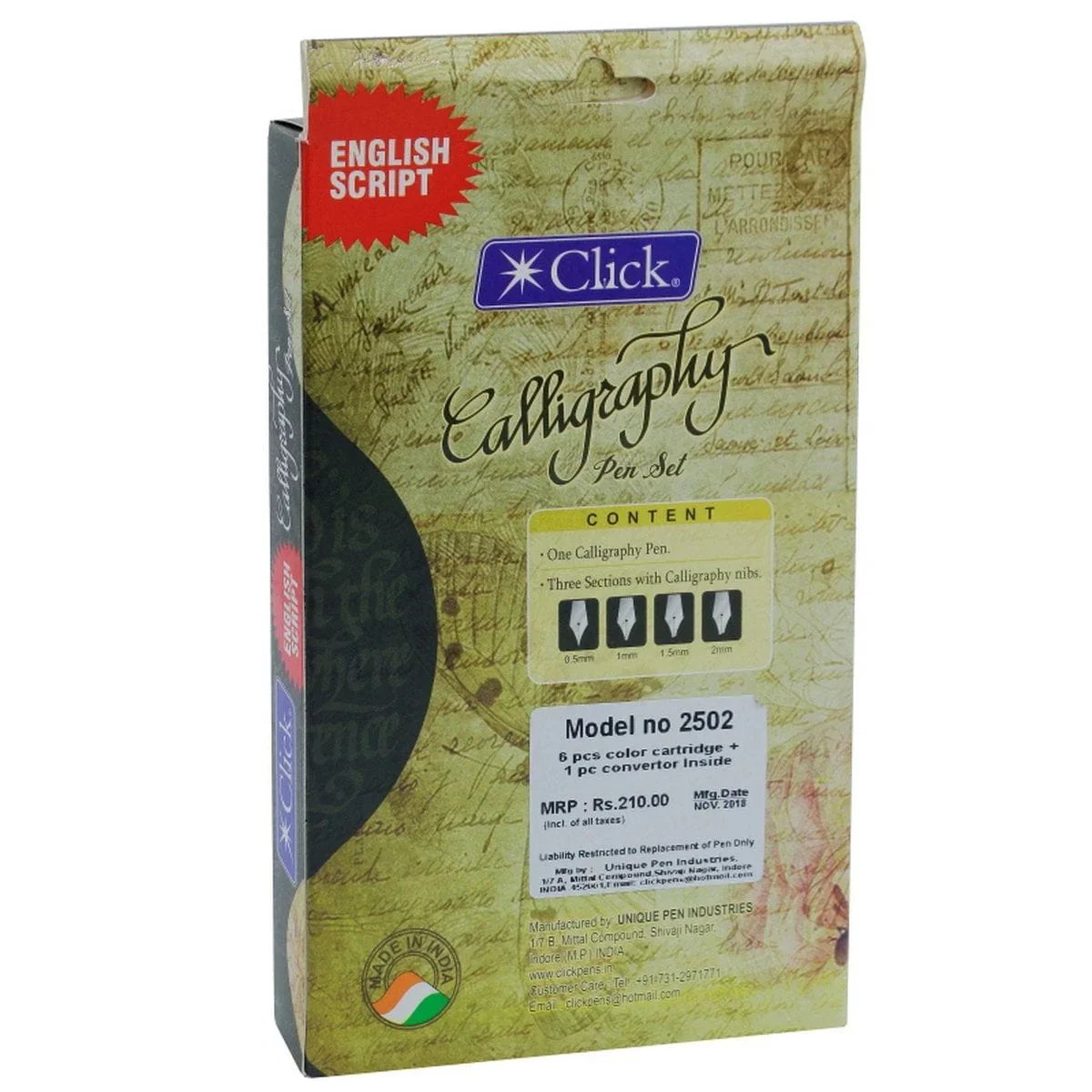 Calligraphy Click Set for English Script - Perfect for Big Writing Projects - Image 4