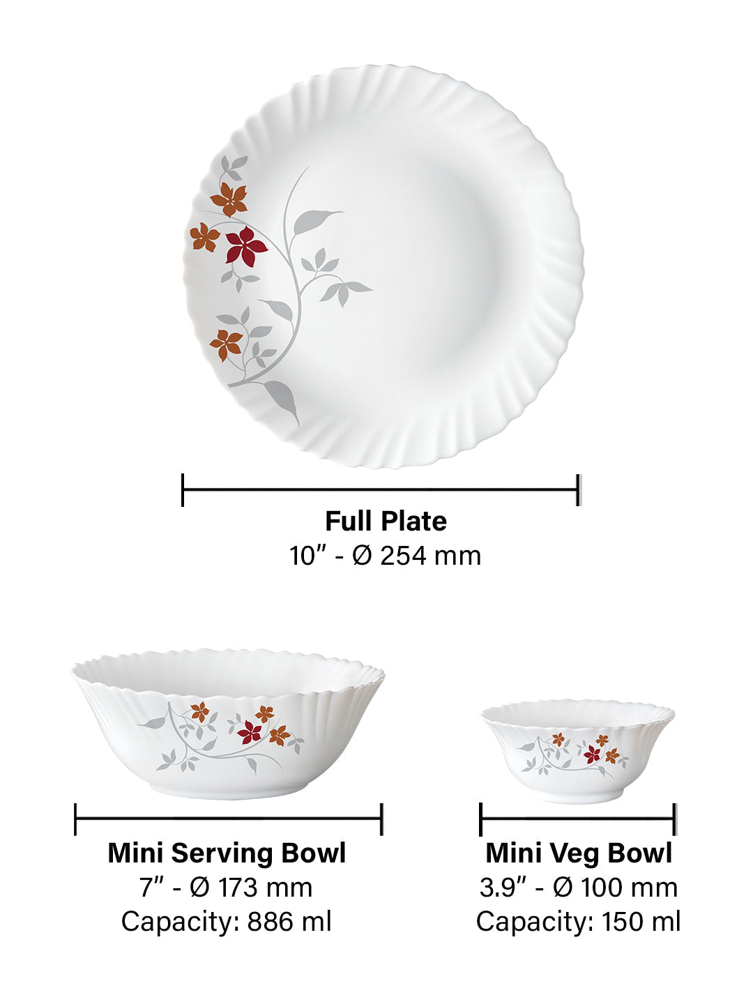 Larah Rosalie Dinner Set 24 pc - Image 3