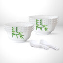 Larah Bamboo Leaves Soup Bowl Set