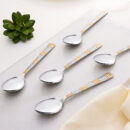Gold Dessert Spoon Set