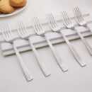 Borosil Vintage Dinner Fork, Set of 6-19.5 cm