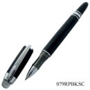 Roller Pen Black Silver Clip - A Sleek and Stylish Writing Companion