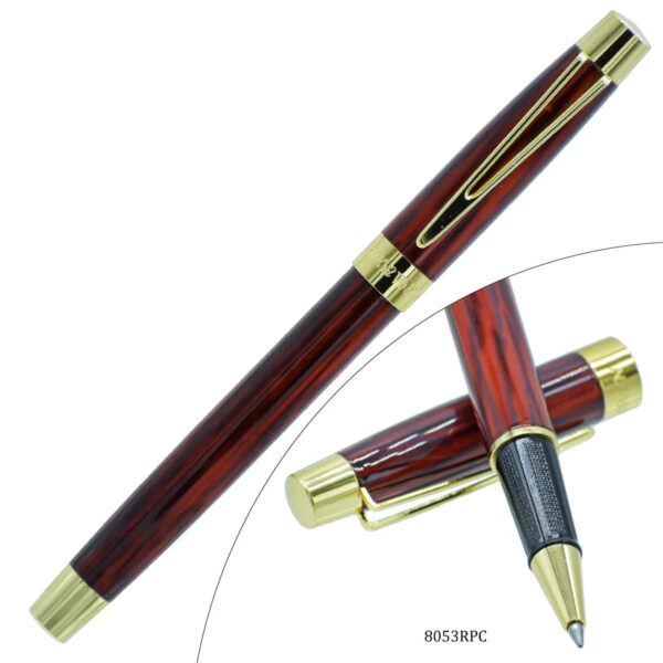 Roller Pen Colour  Golden Clip