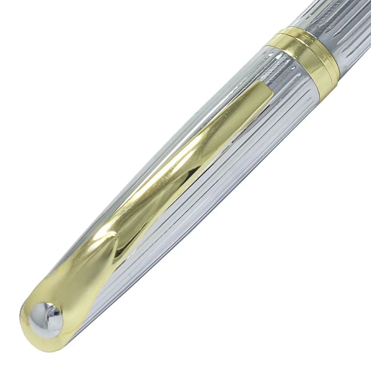 Roller Pen Silver Golden Clip - Image 2